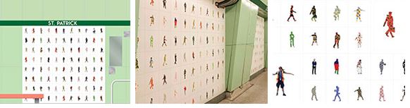 Make many little plans in a 3 panel showcase