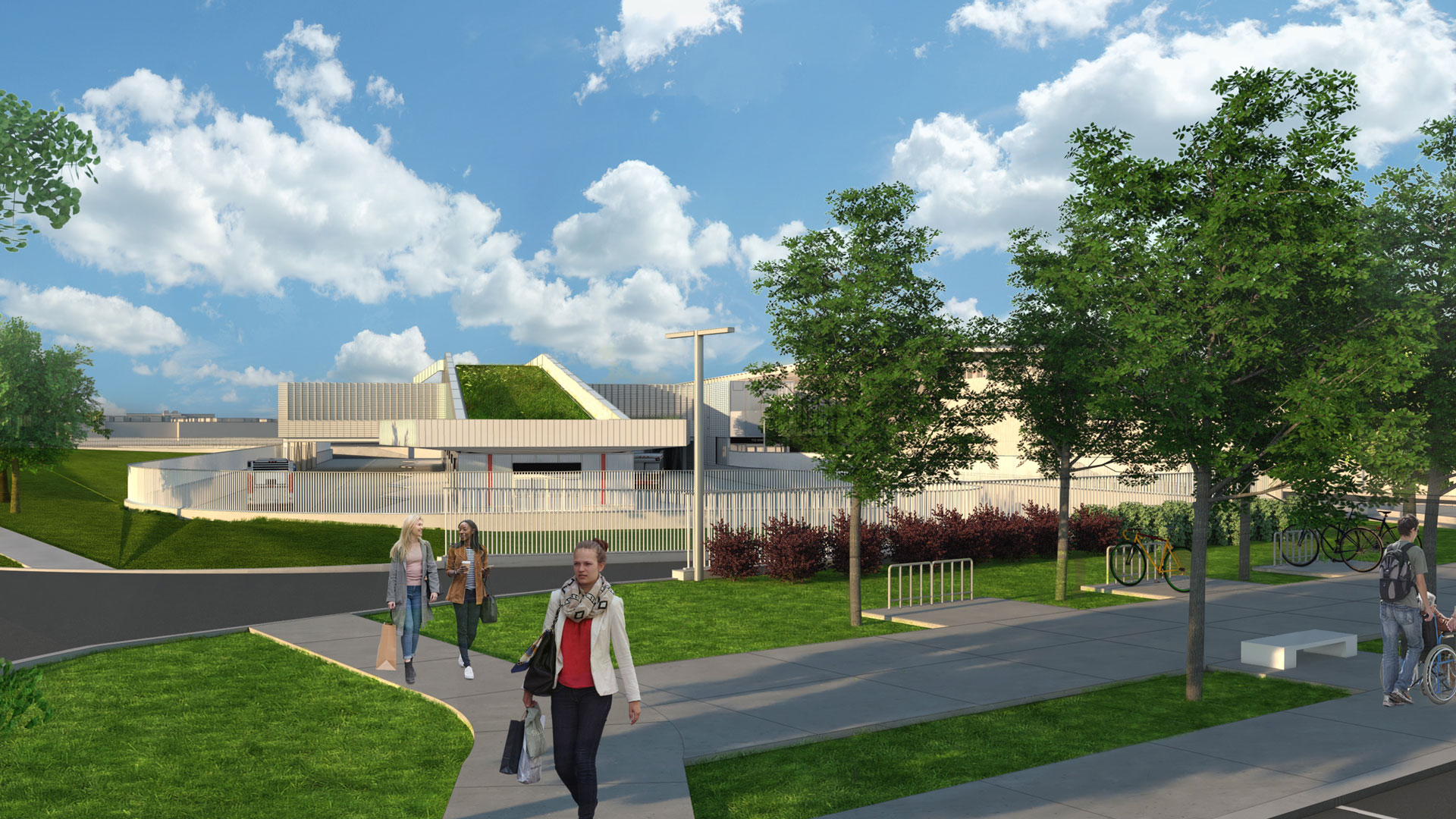 Northeast view from Warden Avenue