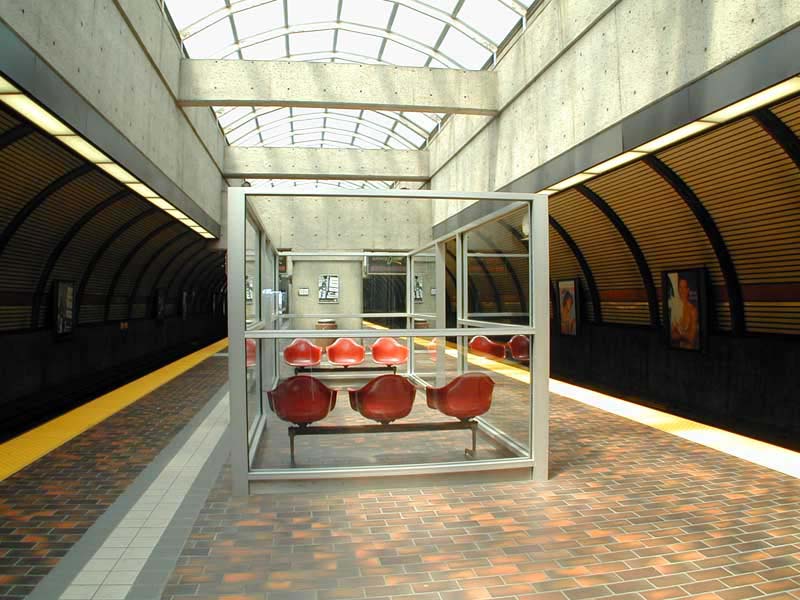 Platform at Glencairn Station Image of the platform at Glencairn Station